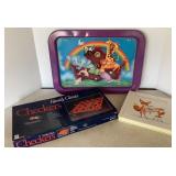 Lap Tray, Checkers & Grandmother Book