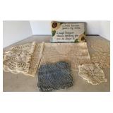 Doilies & Pillow