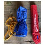 Portable Sun Umbrella, Tarp & Tow Rope