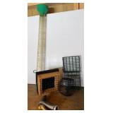 Suet Feeders & Rain Gauge