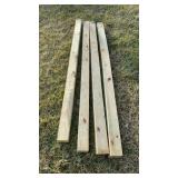 (4) 6ft Pressure Treated 4x4s