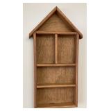 Shadow Box Wall Mounted Knickknack Display