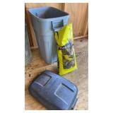 Rubbermaid Trash can & Thistle Seed