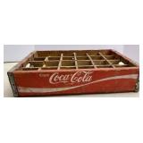Vtg Wooden Coca Cola Flat