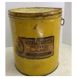 Antique 50lb Lard Can