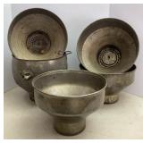 (5) Vtg Galvanized Cream Separators