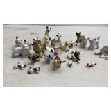 Small Dog & Cat Porcelain Fugurines