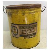 Antique 50lb Lard Can