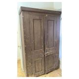 Antique Walnut General Store Cabinet