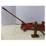 Floor Jack & Antique Jack Stand