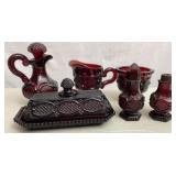 Avon Cape Cod Ruby Red Pieces