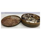 Tin of Buttons & Pins