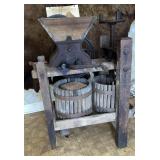 Antique Buckeye Medium Apple Cider Mill/Press