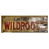 Antique Barbershop (Wildroot) Advertising Sign
