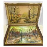 Framed Harold Hancock Artwork