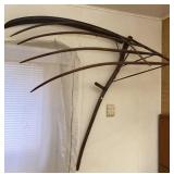 Primitive Grain Cradle Scythe