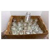 (20) Qt Clear Bail Top Ball Fruit Jars