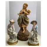 Greenware & Porcelain Victorian Statues