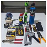 Stapler, Wire Strippers & Misc.