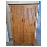 Manufactured Wood Armoire Wardrobe