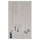 Sterling Silver Necklaces & Earring Sets