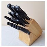 Chicago Cutlery Knife Set w/Knife Block