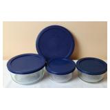 Pyrex & Anchor Hocking Refrigerator Dishes w/Lids