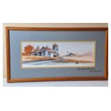 Mark Polomchak Framed Amish Art Lithograph