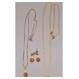 Gold Tone Plated Sterling Jewelry