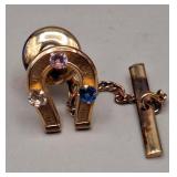 12KG Filled Over Sterling Tie Tack