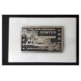 Fort Sumter Pewter Stamp Paperweight