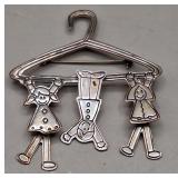 Hanging Children On Hanger Pin
