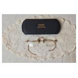 Antique Pair of Eyeglasses w/Case
