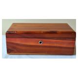Lane Jewelry Box, Mini Cedar Chest Look