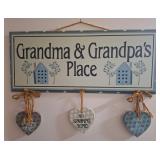 Grandma & Grandpa's Place Wood Sign