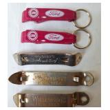 Wiedemann's, Vaughan's & Ford Bottle Openers