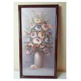 Still Life Floral Arrangement Painting By Helman