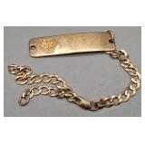 10K Gold Medical Bracelet