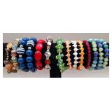 Beaded Stretch Bracelets (14)