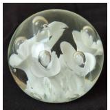 Joe St. Claire Controlled Bubble Paperweight