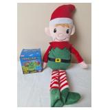 Stuffed Elf & Minecraft Backpack Hanger