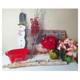 Snowman & Christmas Decor