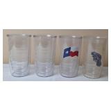 4 Tervis Insulated Drinking Glasses