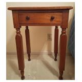 'Sheraton Style' Side Table w/Drawer