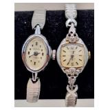 2 Waltham Women's Watches, 17 Jewels
