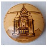 Romania Cathedral Wooden Trinket Box
