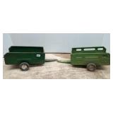 NyLint Toy Trailers, pressed metal