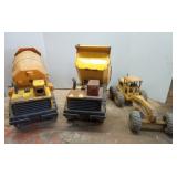Concrete Truck, Dump Truck & Road Grader