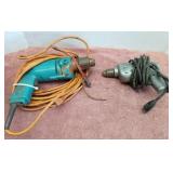 1/2' & 3/8' Corded Drills