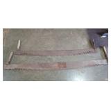 Antique 2 Man Cross Cut Saws